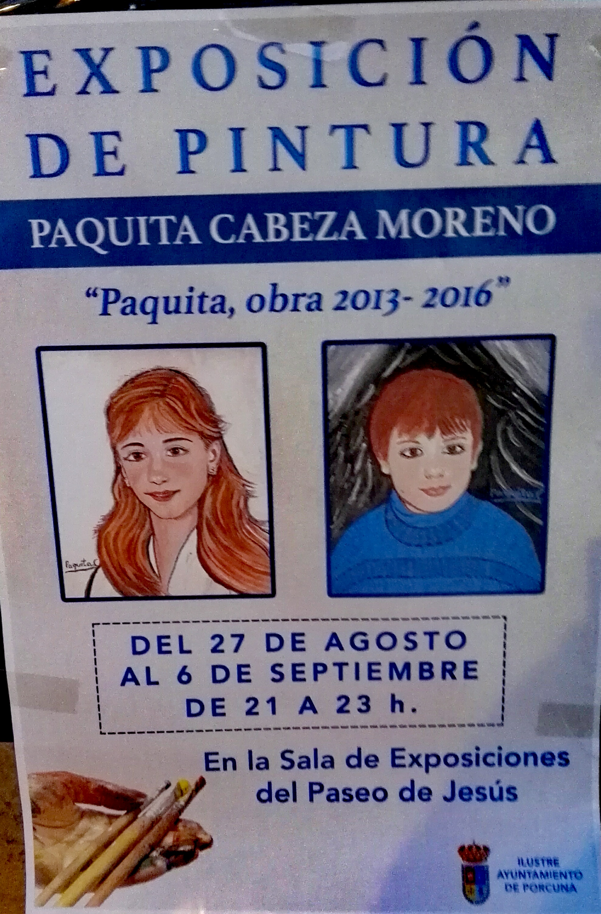 Exposición de pintura Paquita Cabeza Moreno