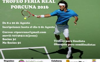 Tenis – Trofeo Feria Real 2016 (Fin inscripciones)