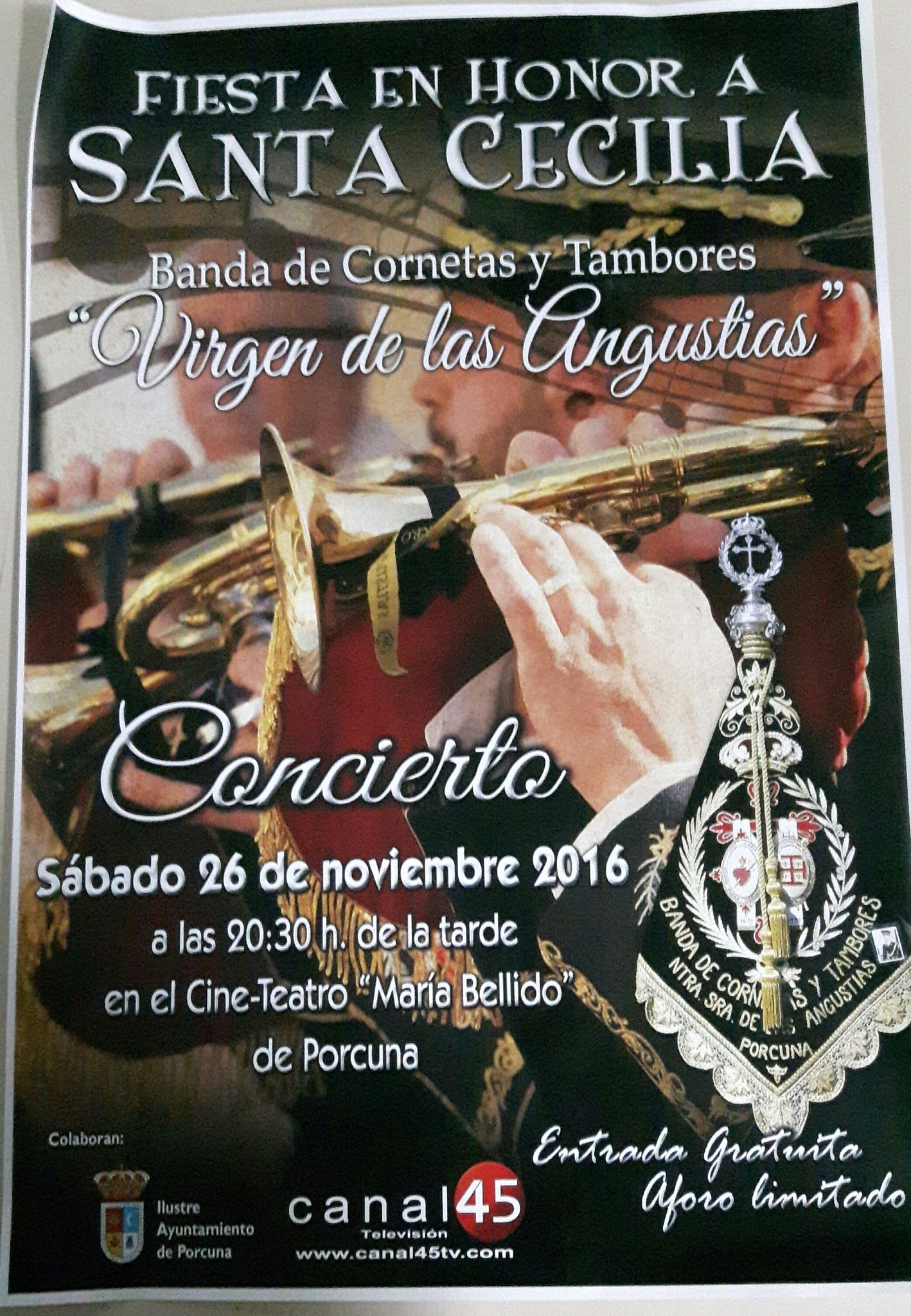 Concierto en Honor a Santa Cecilia de la Banda CCyTT "Virgen de las Angustias"