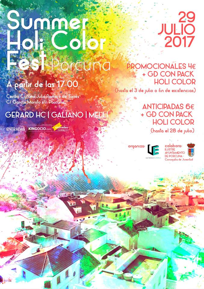 Summer holi Color FEST Porcuna