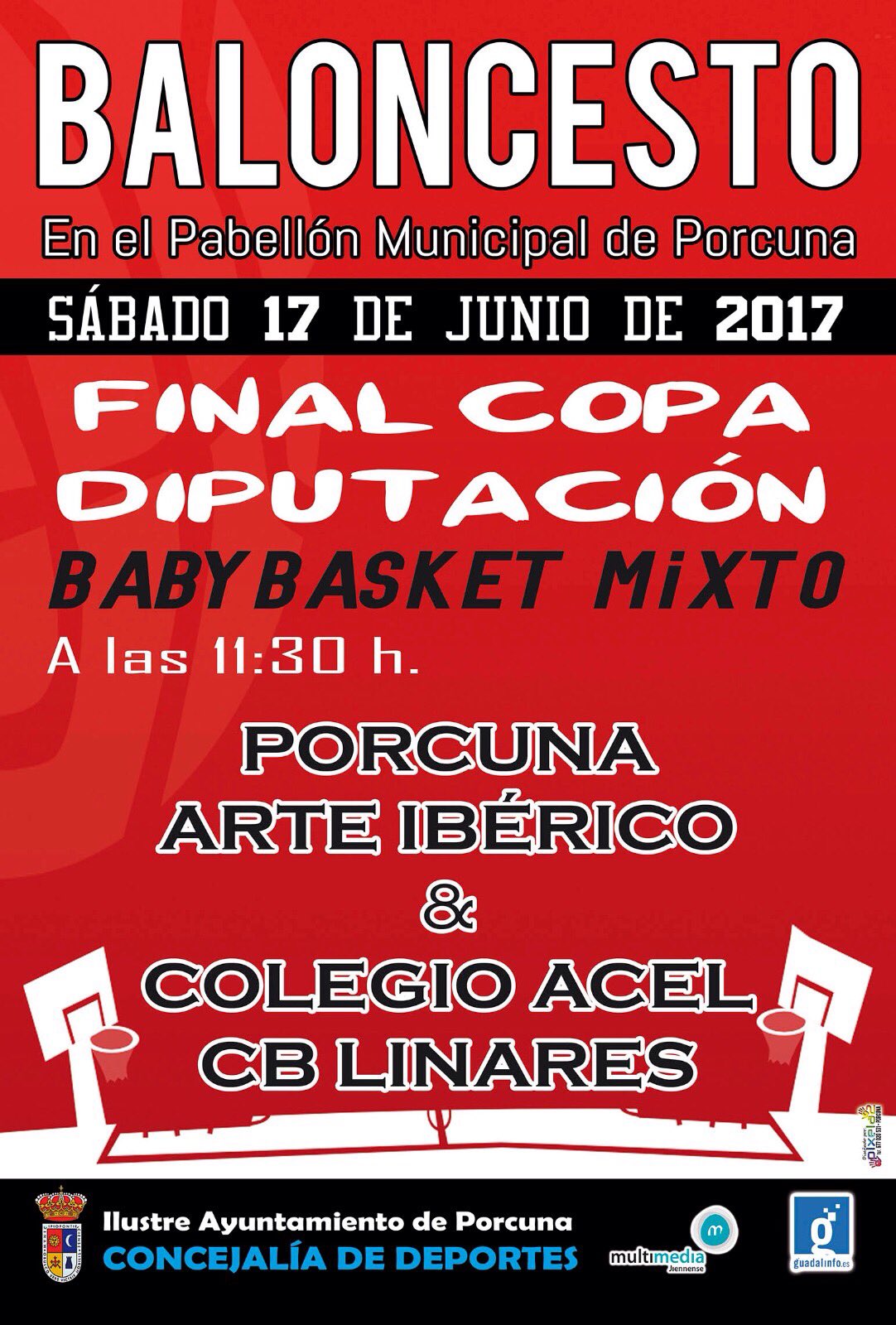 Baloncesto:  Final Copa Diputación  (BabyBasket Mixto)