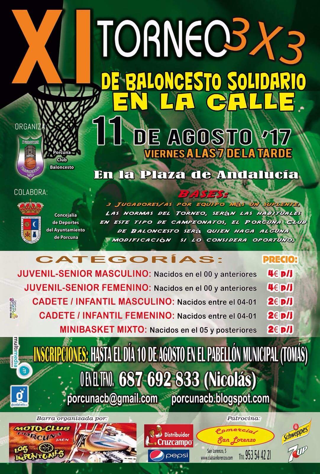 XI Torneo 3x3 - Baloncesto Solidario