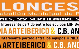 Baloncesto:  Porcuna Arte Ibérico – CB Andujar B  (MiniBasket Masculino)
