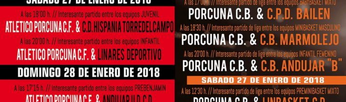 Fútbol: Atco. Porcuna – CD Hispania Torredelcampo  (JUVENIL)