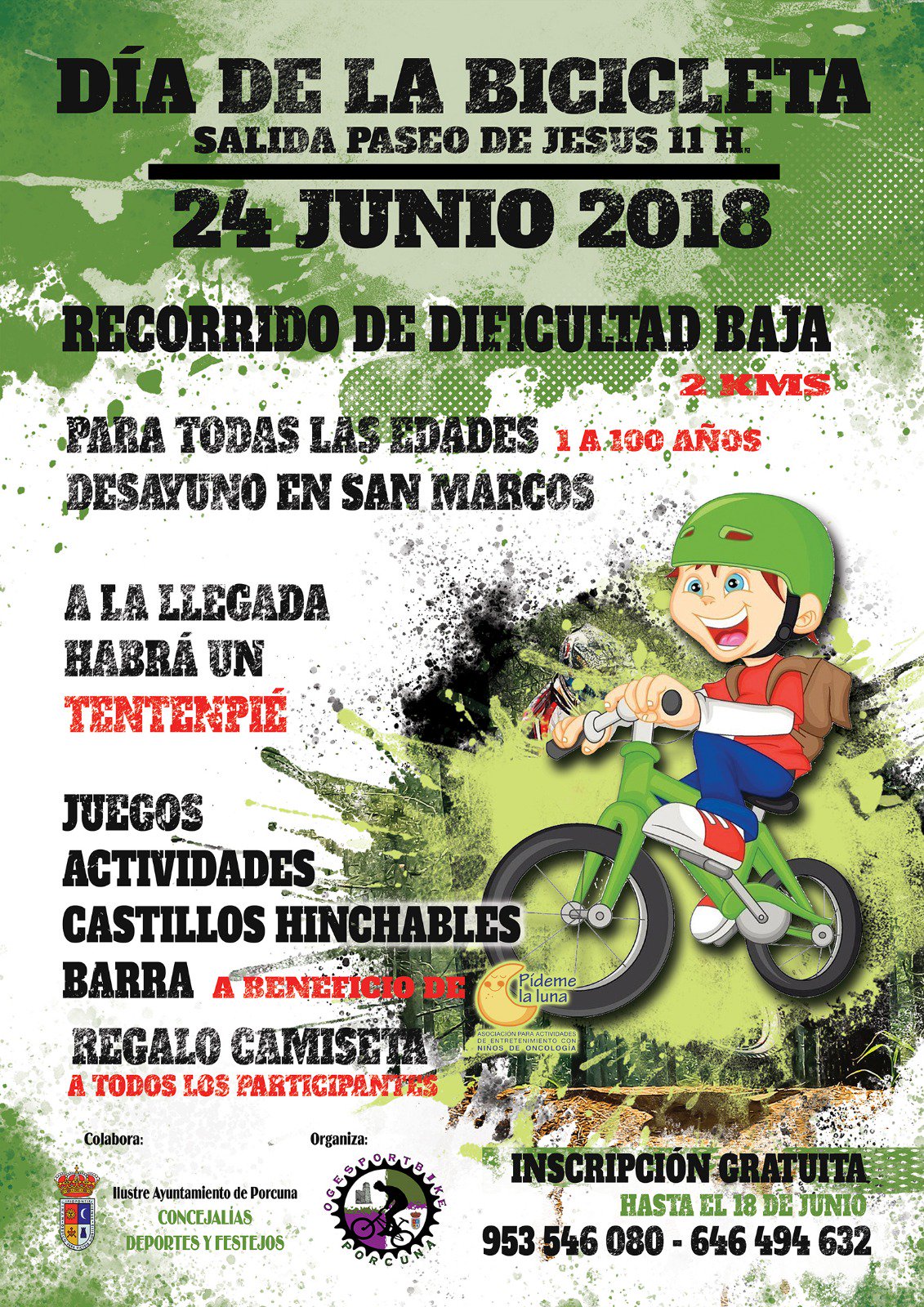 Día de la bicicleta en Porcuna