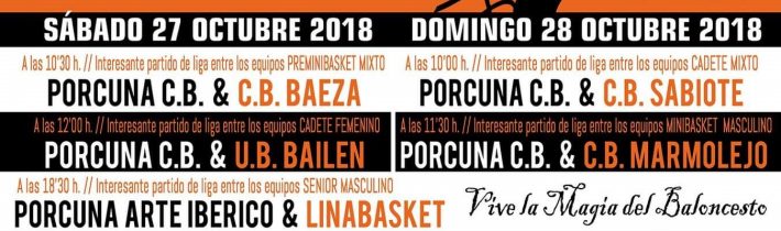 Baloncesto:  Porcuna Arte Ibérico – Linabasket
