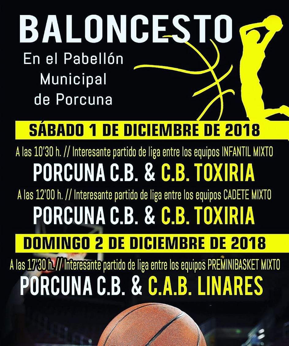 Baloncesto base del Porcuna C.B (2 partidos)