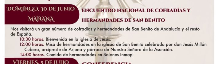 Encuentro nacional de Cofradías y Hermandades de San Benito