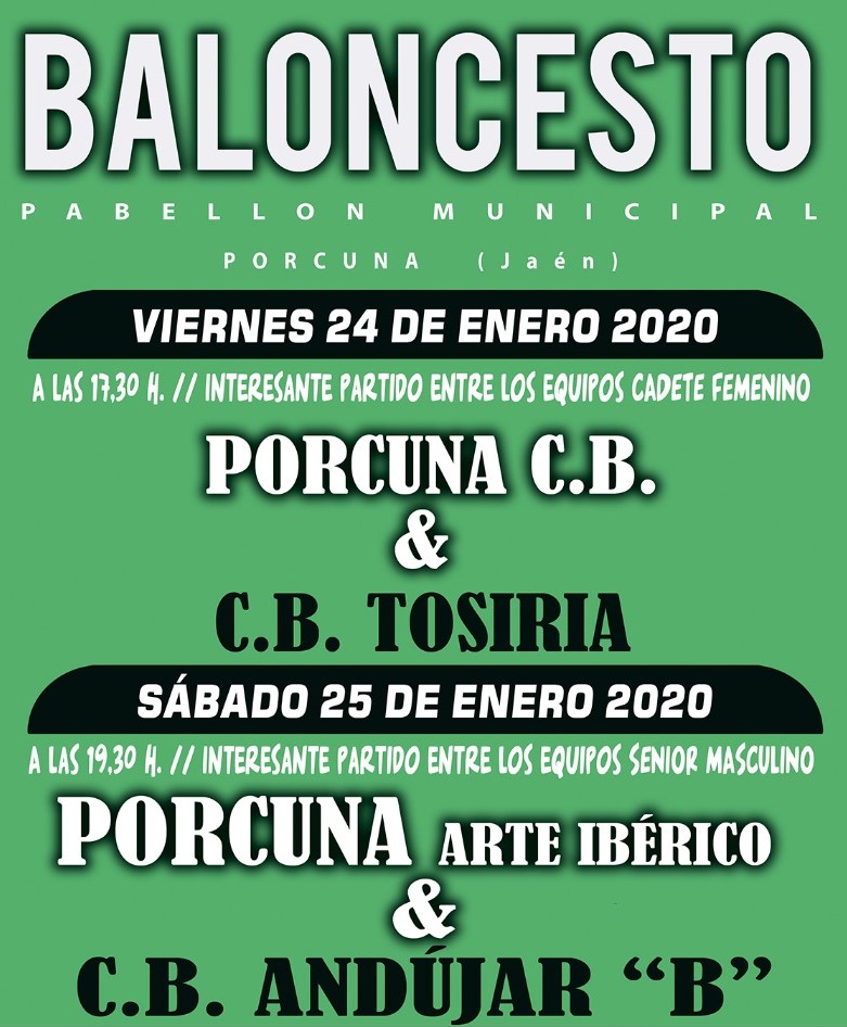 Baloncesto:  Porcuna Arte Ibérico - CB Andujar "B"