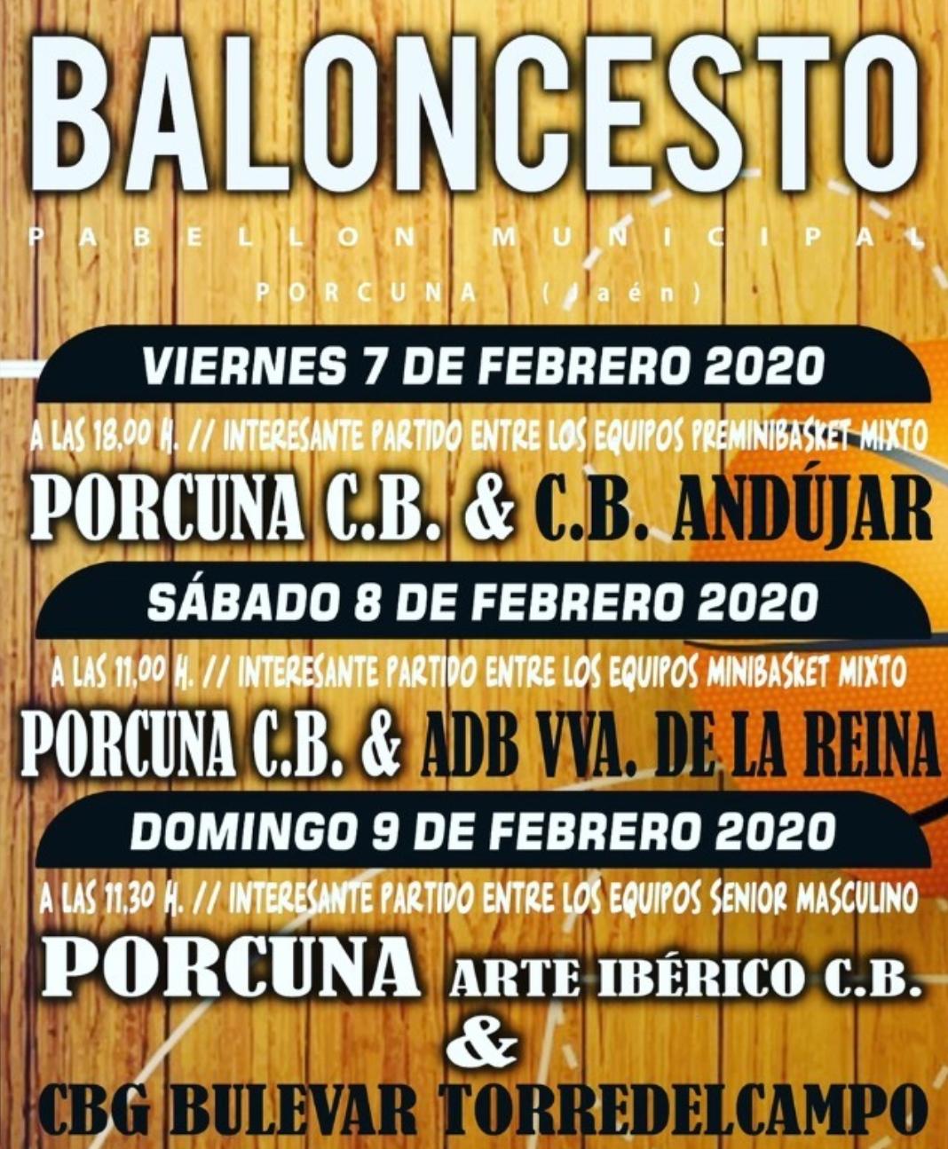 Baloncesto:  Porcuna Arte Ibérico - CBG Bulevar Torredelcampo