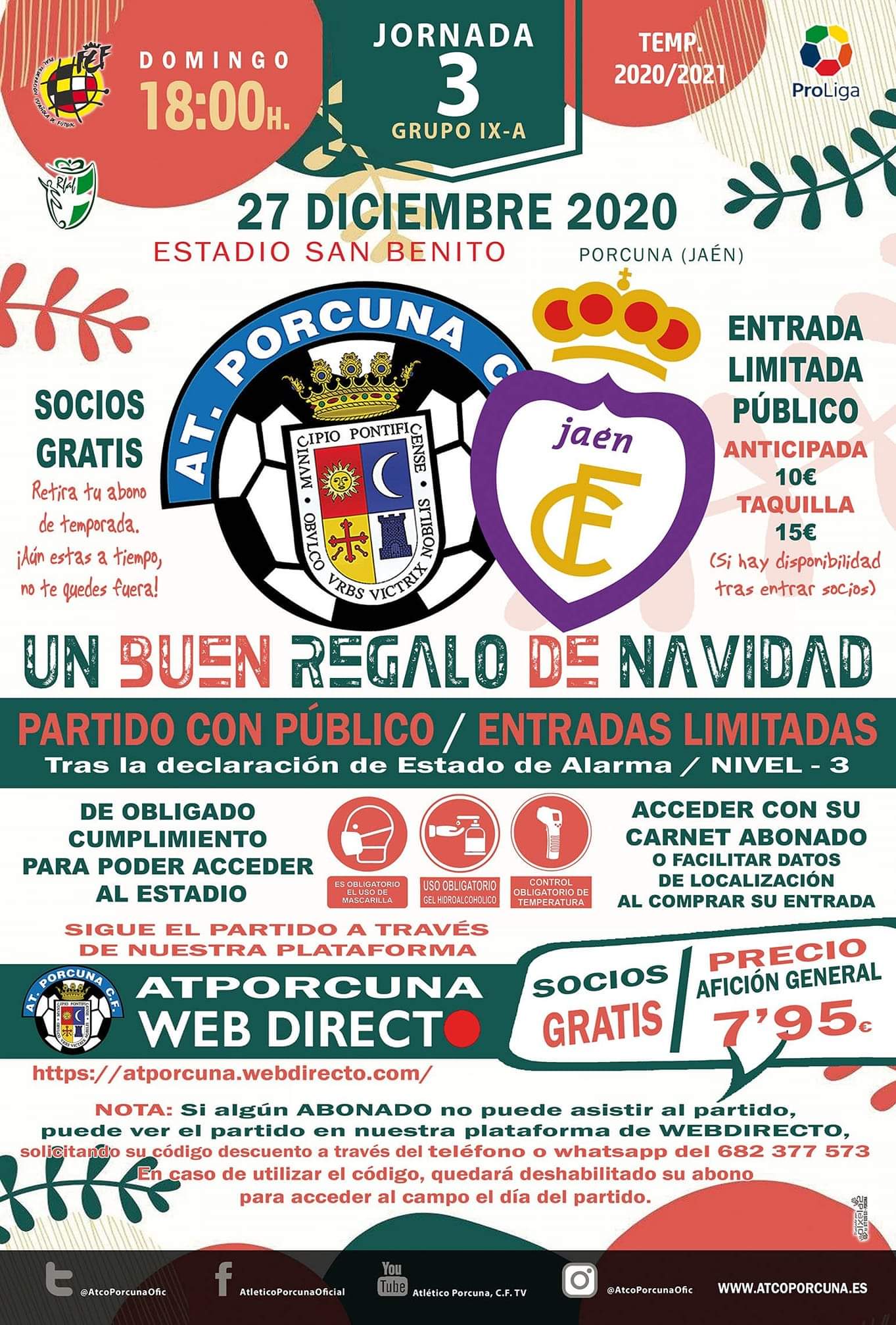 FÚTBOL: Atco. Porcuna - Real Jaén CAF