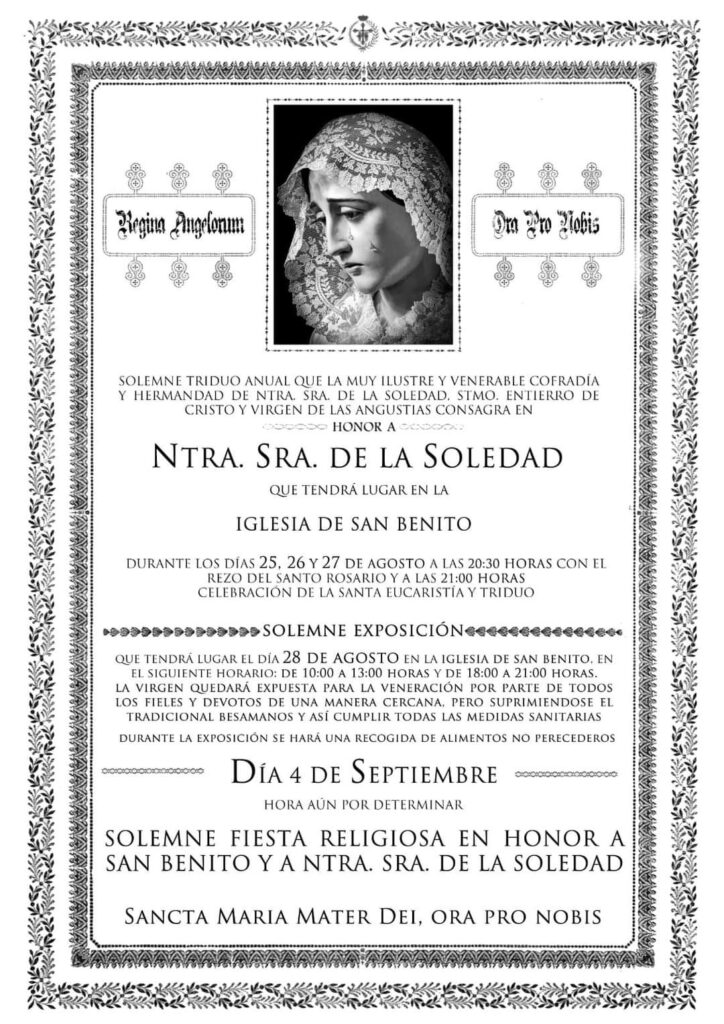 Triduo soledad porcuna