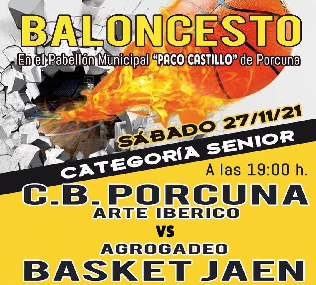 Baloncesto: CB Porcuna Arte Ibérico - Agrogadeo Basket Jaén