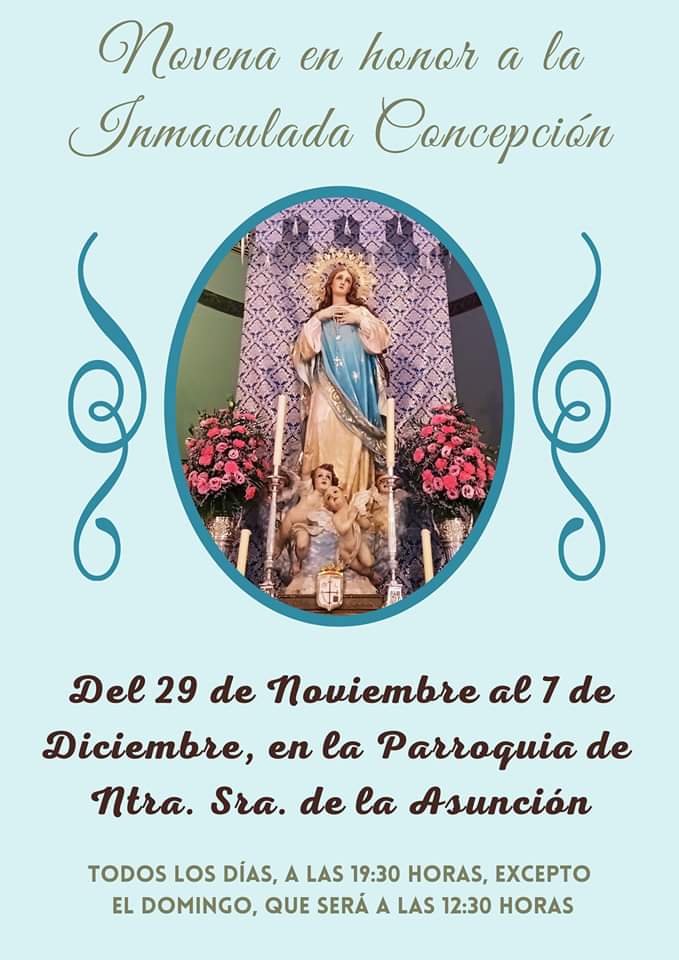 Novena a la Inmaculada Concepción