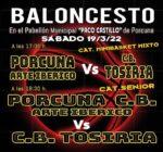 Baloncesto: CB Porcuna Arte Ibérico - CB Tosiria