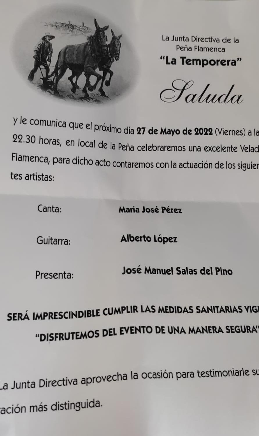 Recital Flamenco  (socios)