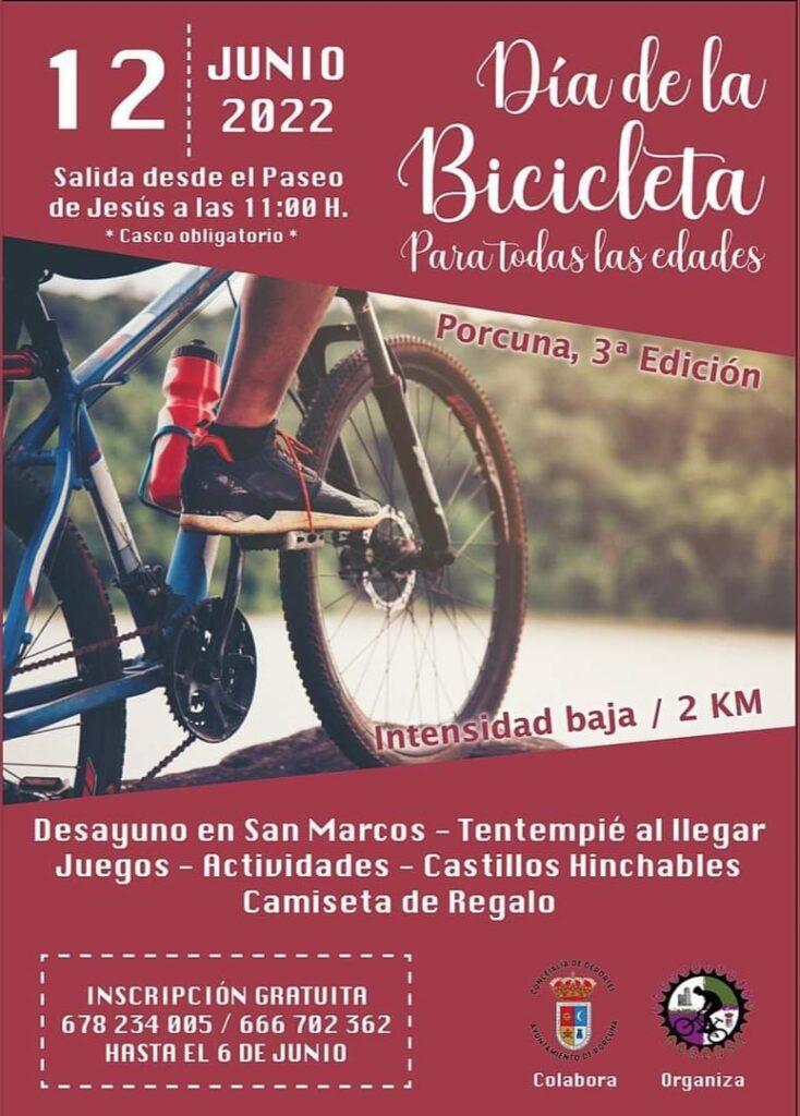 Día de la bicicleta en Porcuna 2022