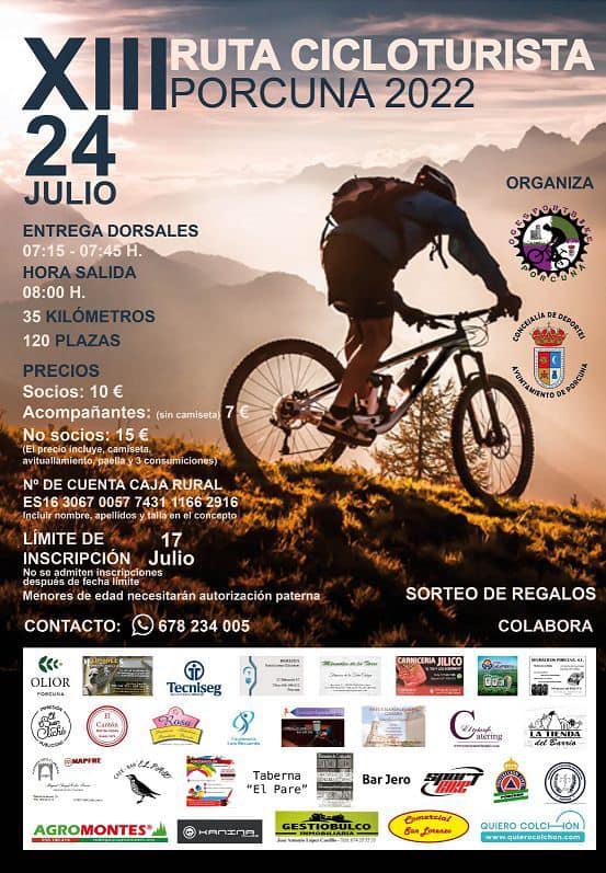 XIII Ruta cicloturista