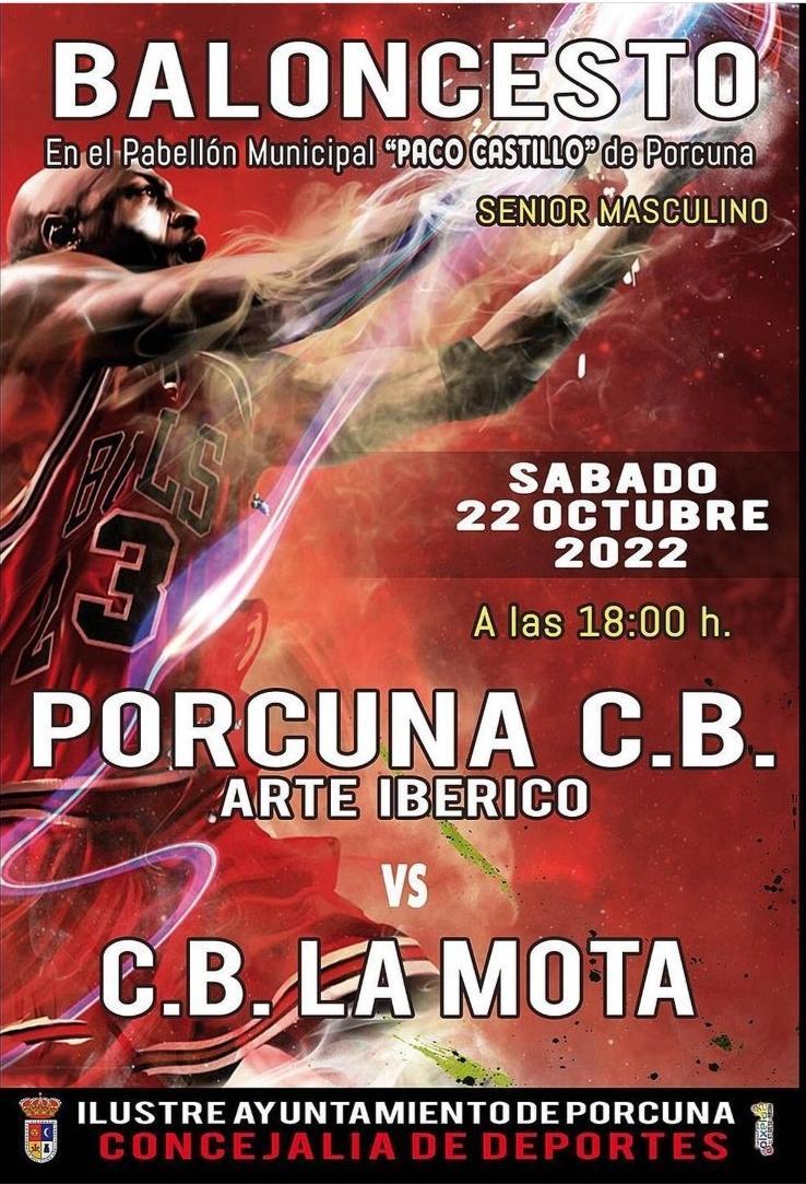 Baloncesto: CB Porcuna Arte Ibérico - CB La Mota