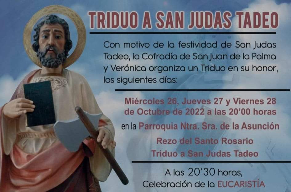 Triduo a San Judas Tadeo