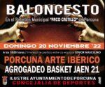 Baloncesto: CB Porcuna Arte Ibérico - Agrogadeo Basket Jaén 21