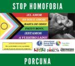 Concentración contra la homofobia