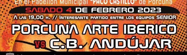 Baloncesto: CB Porcuna Arte Ibérico – CB Andújar