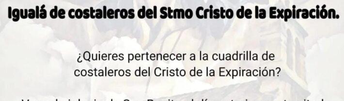 Igualá de costaleros Cristo de la Expiración