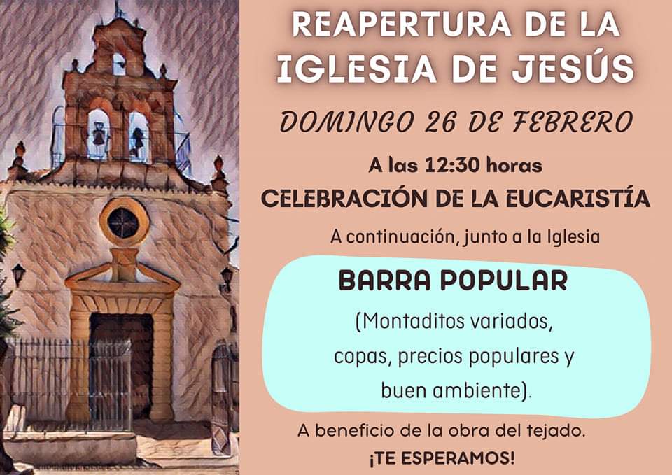 Reapertura de la Iglesia de Jesús