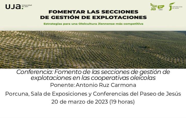 CONFERENCIA: Fomentar las secciones ...