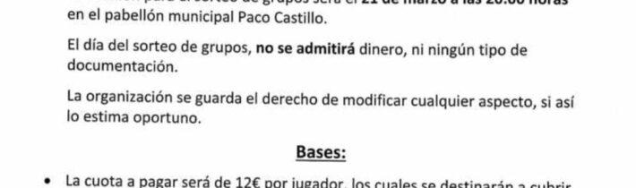 INSCRIPCIONES: XX Maratón de fútbol sala 24h