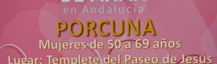 Cribado Cáncer de Mama en Porcuna