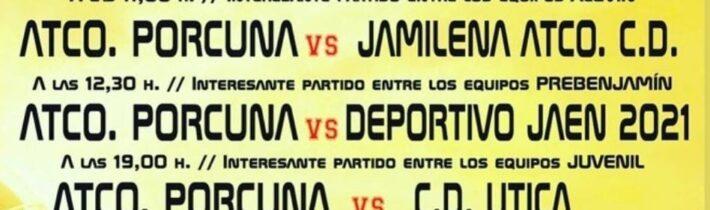 Fútbol base Atco. Porcuna (3 partidos)