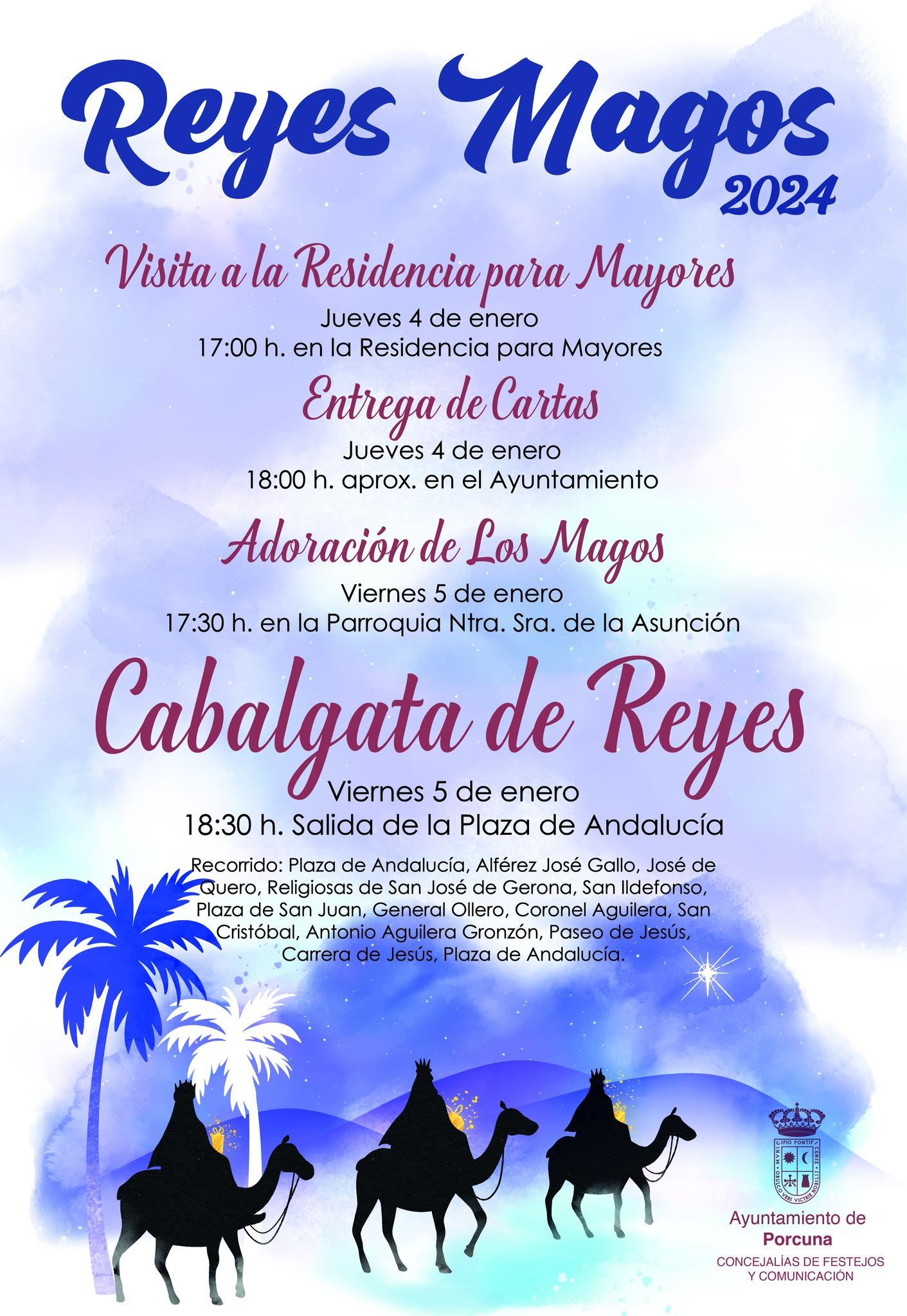 Entrega de cartas a los Reyes Magos