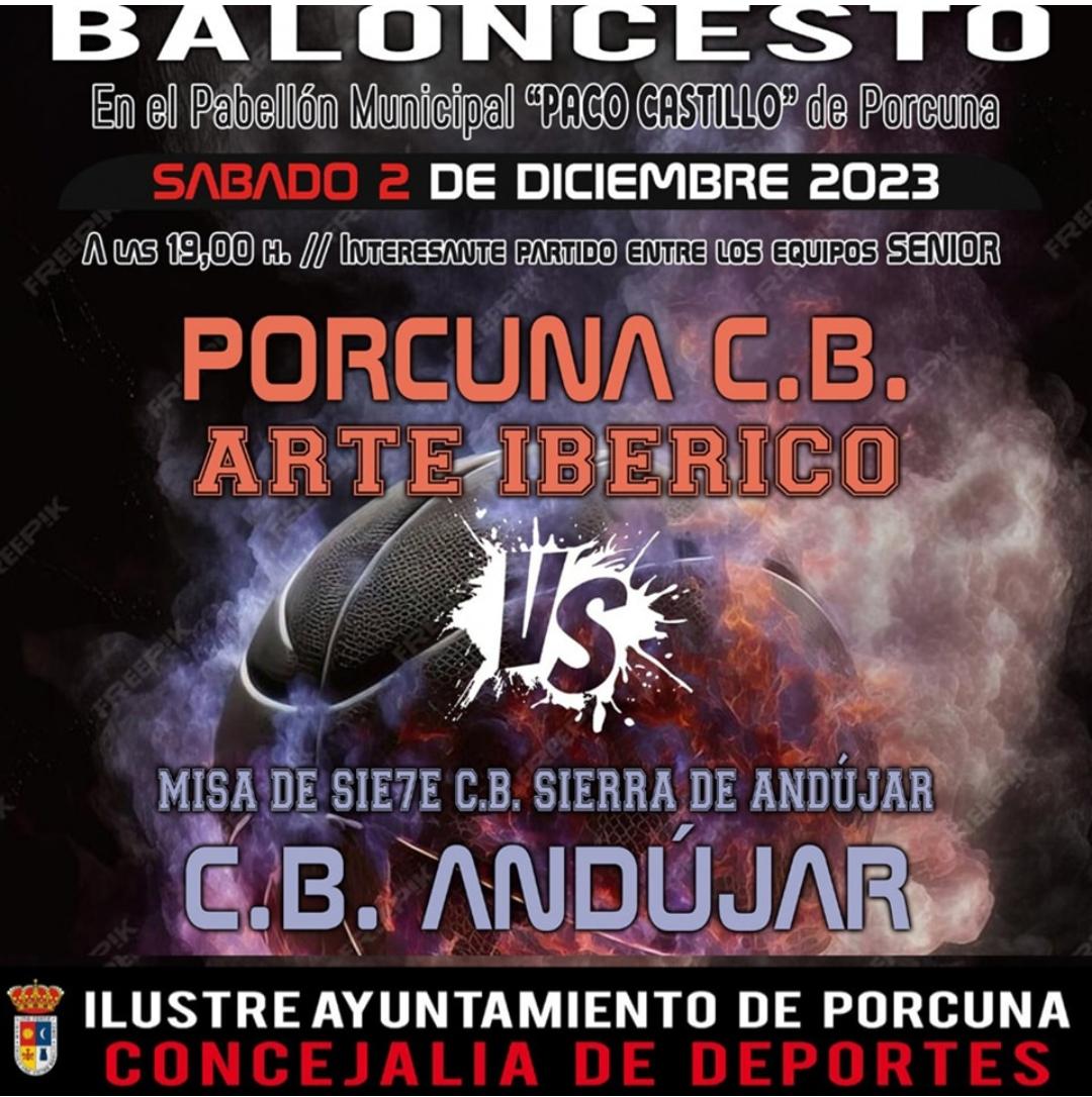 Baloncesto: CB Porcuna Arte Ibérico - CB Andújar