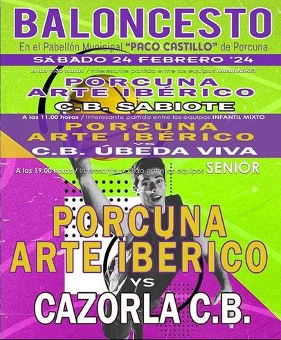 Baloncesto: CB Porcuna Arte Ibérico - Cazorla CB