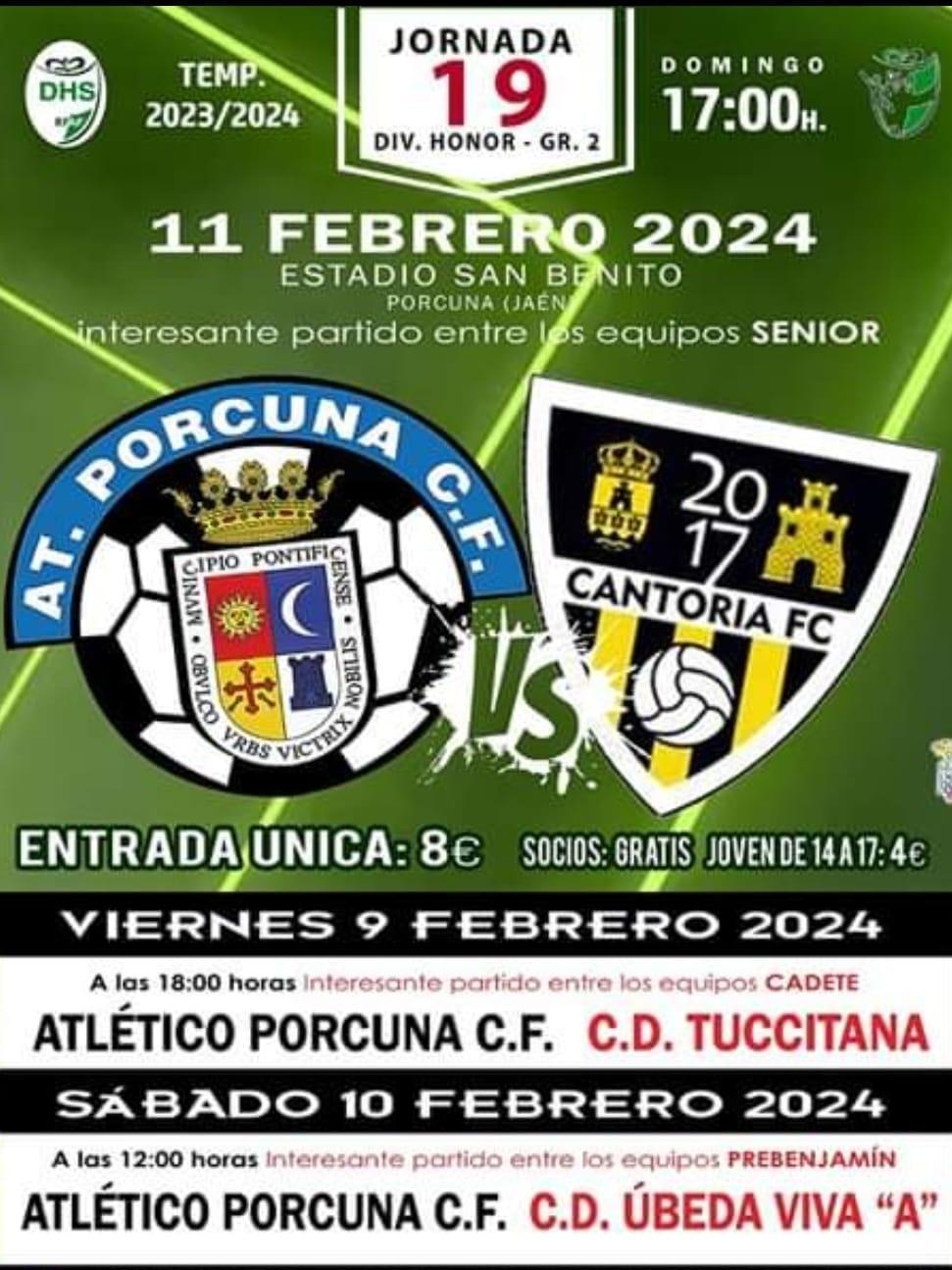 FÚTBOL: Atco. Porcuna - CD Cantoria 2017