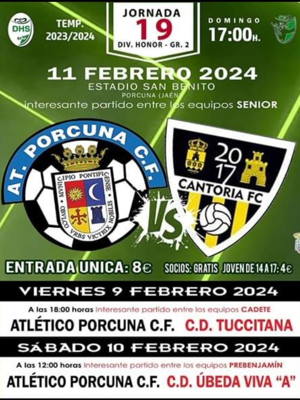 FÚTBOL: Atco. Porcuna - CD Cantoria 2017