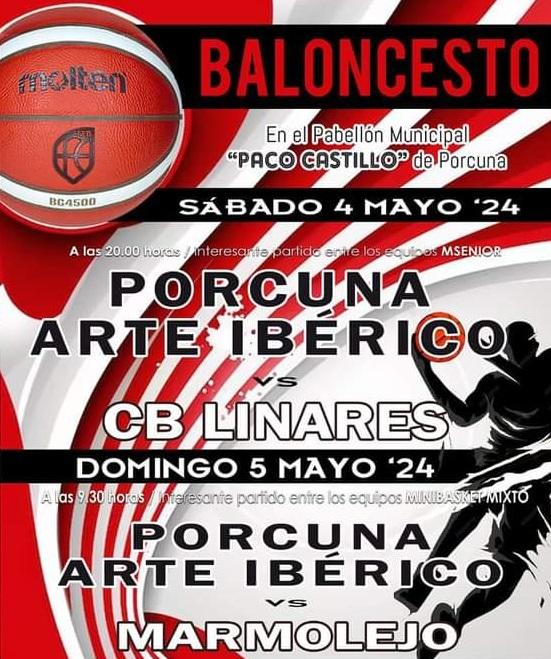 Baloncesto: CB Porcuna Arte Ibérico - CD Linares
