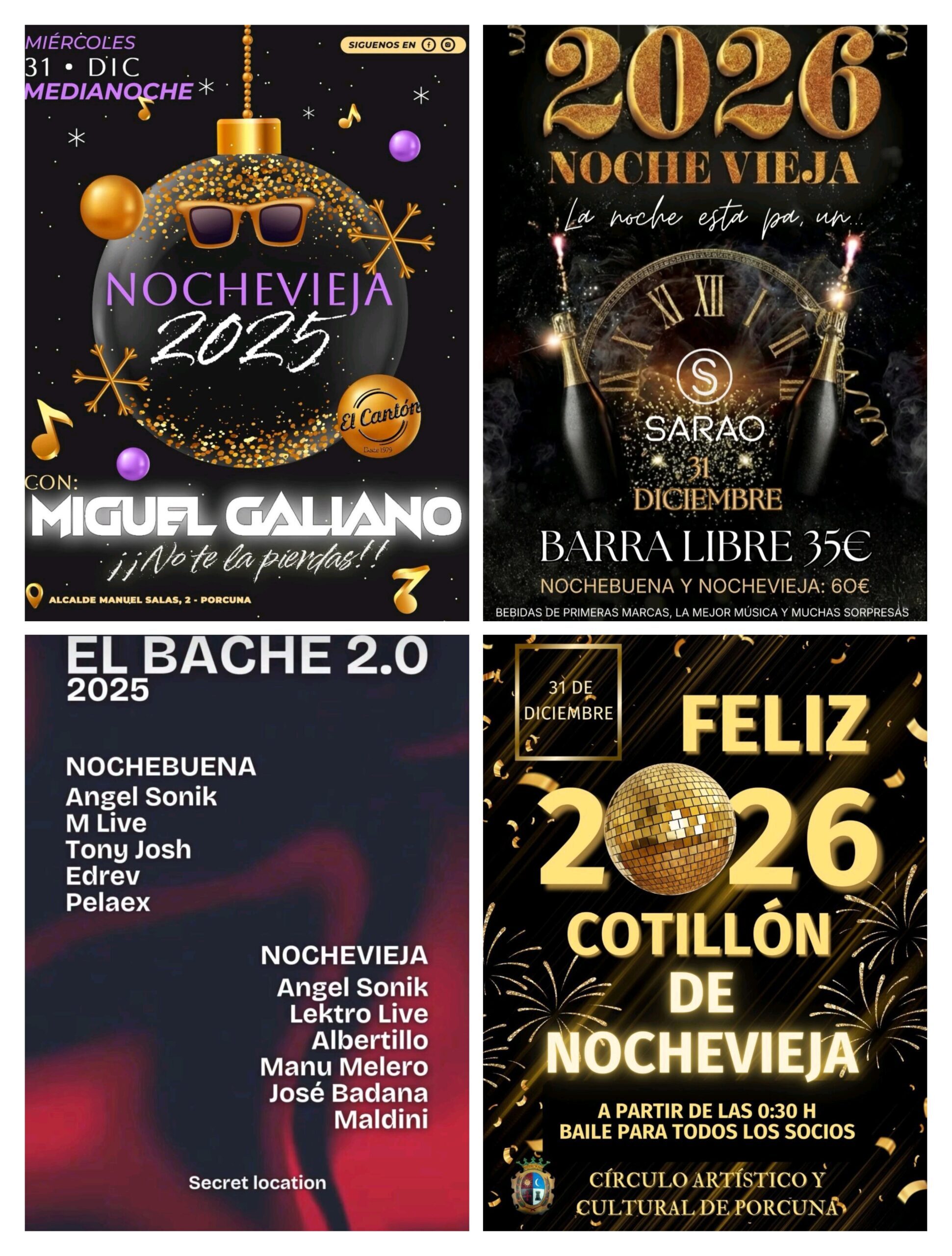 Fiestas de Noche Vieja