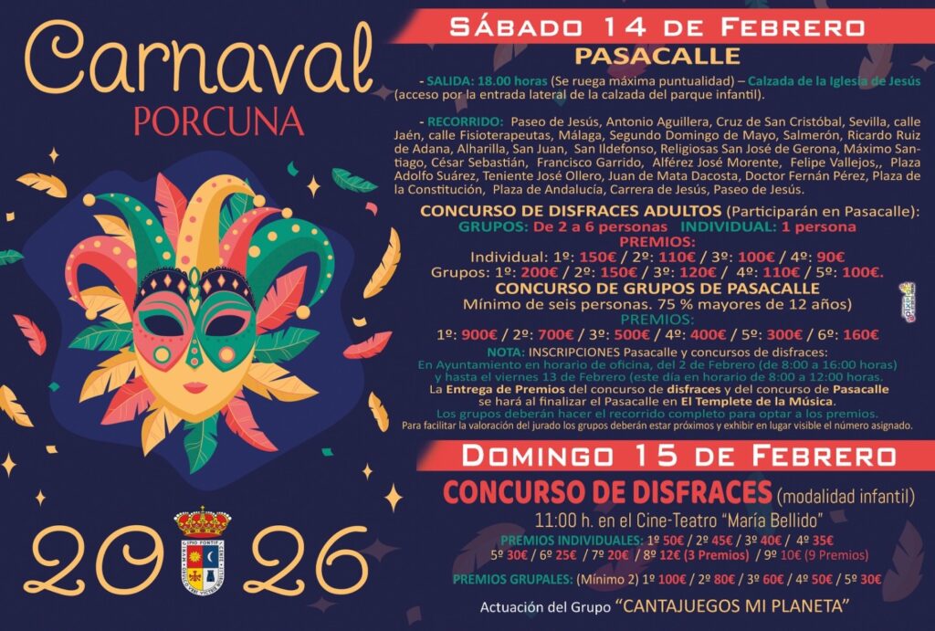 Carnaval de Porcuna 2026