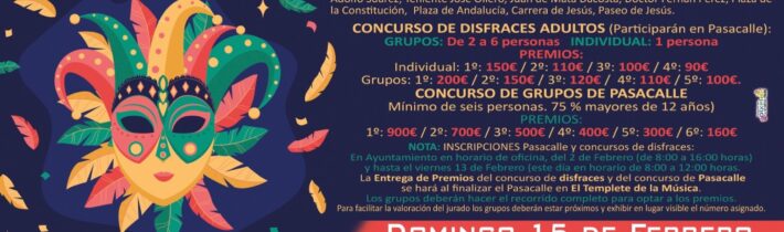 Concurso de disfraces de carnaval infantil