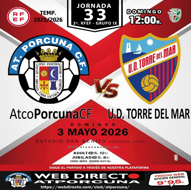 FÚTBOL: Atco. Porcuna - U.D. Torre del Mar