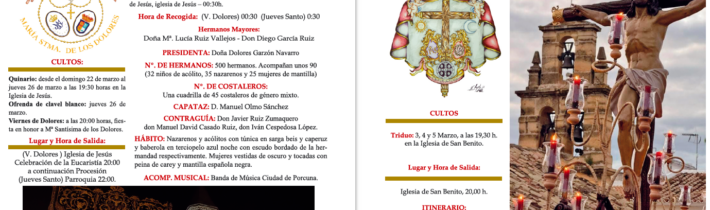 Jueves Santo: Cristo Expiación y Virgen Dolores