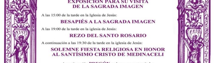Besapié, Rosario y Pregón del  Cristo de Merinaceli