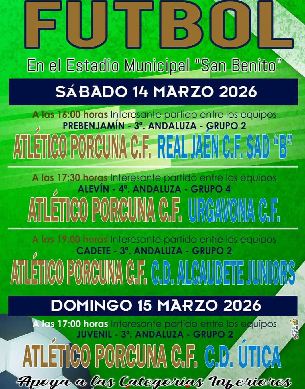 Fútbol base Atco. Porcuna