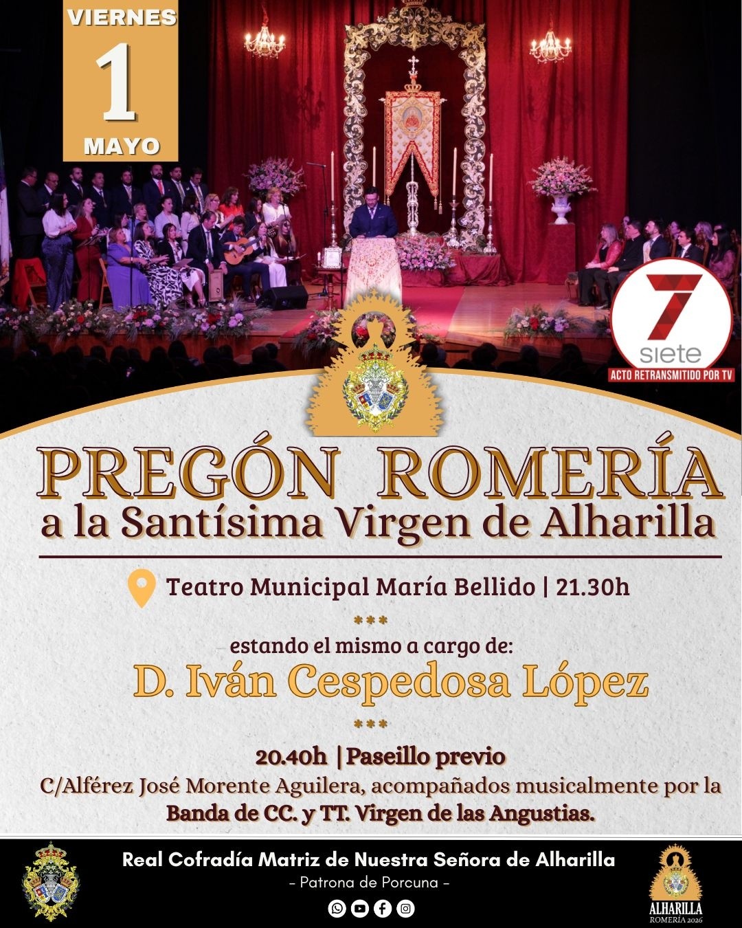 Pregón a la Virgen de Alharilla