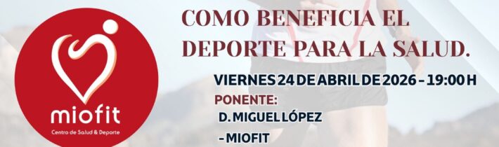 Charla: Como beneficia el deporte